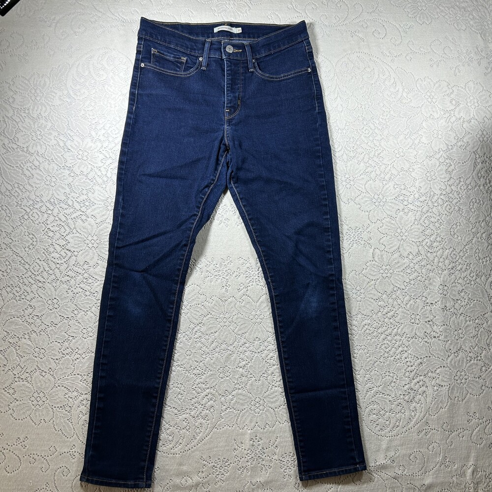 Levis 311 Shaping Skinny Jeans Womens 30 Blue Stretch Denim Water Less Pockets
